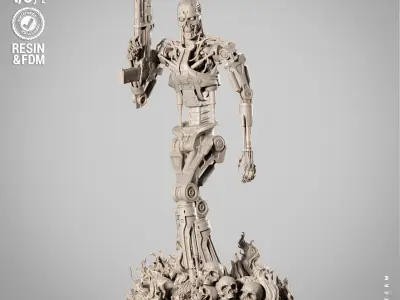 Wicked Movies T-800 Sculpture 3D print model
