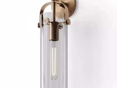 Cylinder Slim Sconce 3D model