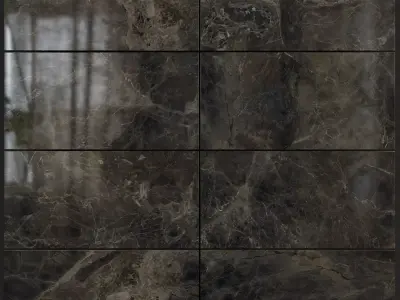 Yurtbay Seramik Alpha Antracite 300x600 Set 1 3D model