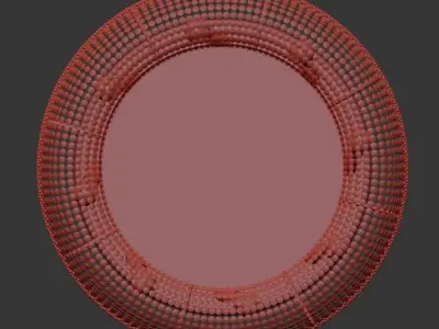 Chandelier Bari E 1 4 80 200 N 3D model