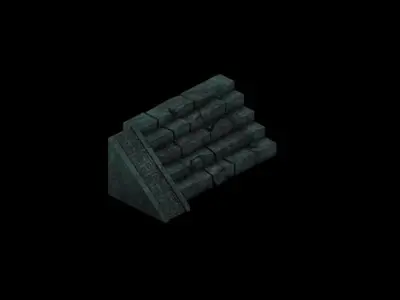 Game Underground - palace - the ground 02 3D model