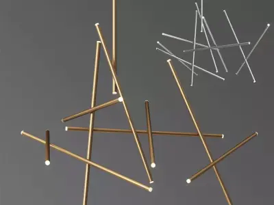 Crossroads 18 Light LED Chandelier by Eurofase 1 3D model