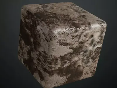 Extreme Damaged and Weathered Metal PBR Seamless Texture
