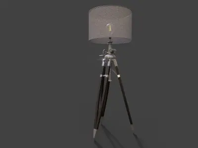 Floor lamp Free low-poly 3D model buy
