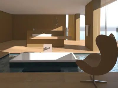 Bathroom 05 3D model