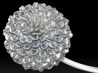 Gold Flower 3D print model