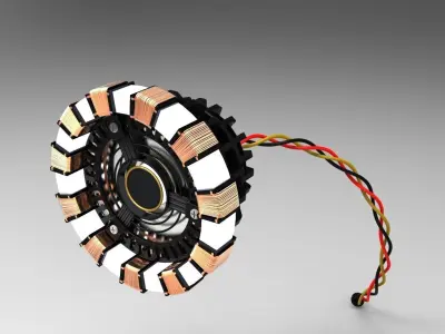 Iron Man Arc Reactor Mark I Free 3D model