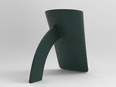Lapis Vase Low-poly 3D model