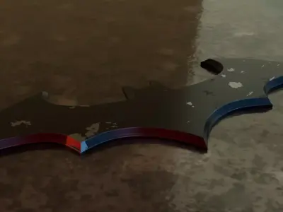 3D Batman Logo 3D model