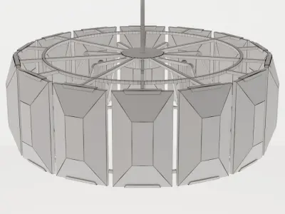  HARLOW CRYSTAL CHANDELIER 31 3D model