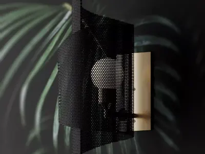 Spun Tulle Wall Sconce by Blueprint Lighting 3D model