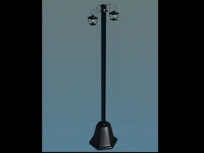 SImple Street Lamp 3D model