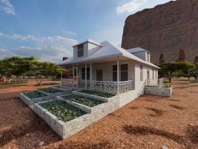 old house-Old Abandoned House 3D model