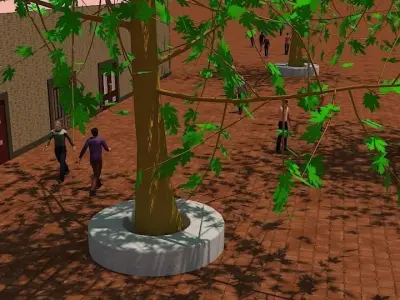 The Doors  Low-poly 3D model