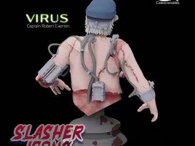 Virus 1999 - Captain Robert Everton 3D print model