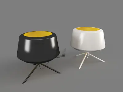 CAN Light Zerolighting Floor Table Pendant 3D model