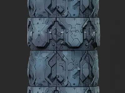 Sci-FI Seamless Texture  Texture get