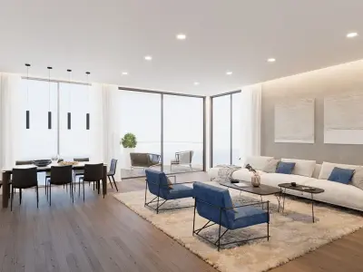 Pendant light Square tube SKU 5270 Free 3D model