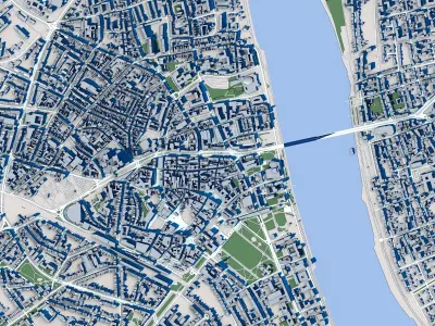 Bonn City Germany 3D model
