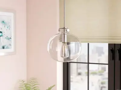Mullaney Light Single Globe Pendant 3D model