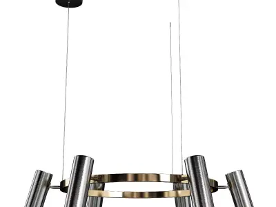 Chandelier Eurosvet Spacer Low-poly 3D model