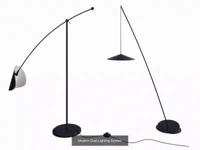 Floor lamp combination 3D Model Pack
