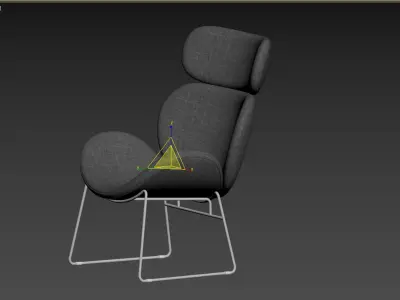 Actona Cazar Resting Chair 3D model