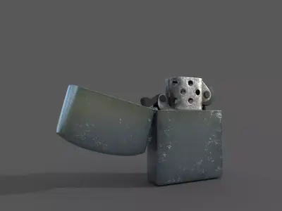 Realistic Lighter 3D model