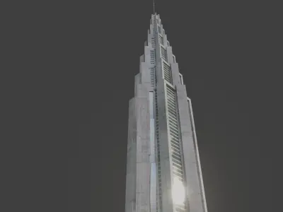 blender city buidings package Low-poly 3D model