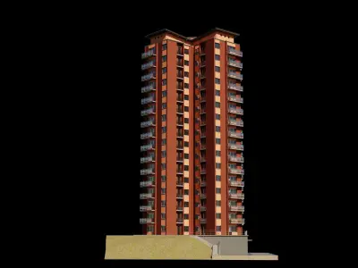 Bidebieta Tower 44 3D model