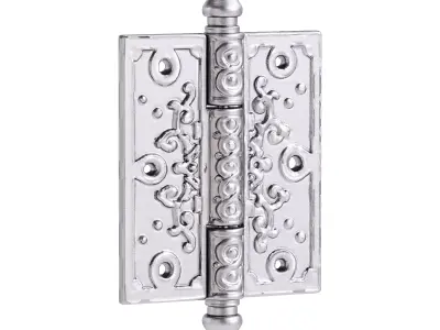 Black Cabinet Hinge 3D model