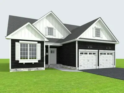 Cape Cod House 26 3D model