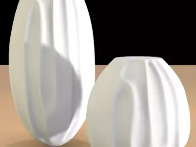 Organic modern vase 3D model