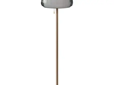 EVEDAL EGEDAL Floor lamp marble grey 3D model