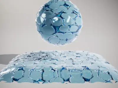 Glossy Ceramic Tiles HQ PBR Textures Set Texture