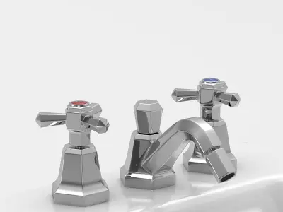 bath taps Stella ECCELSA 3D model