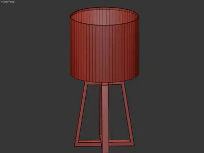 desk lamp Cortaderas 3D model