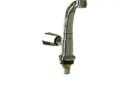 Water tap Moving Pillar cock 3D model 3D model