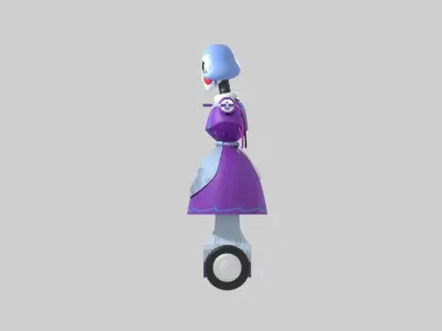 Nanny Bot--FNAF Security Breach Low-poly 3D model