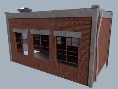work shop Low-poly 3D model purchase