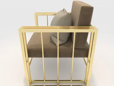 Sofa 1 Seater 14 3D model