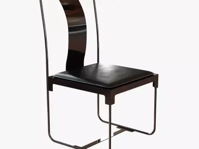 Driade mingx metal chair 3D model