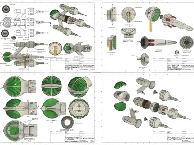 The Liberator - Blakes 7 3D print model