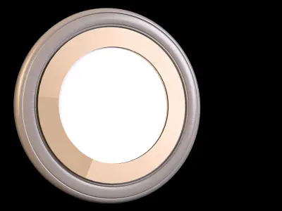 window gold frame 3D model