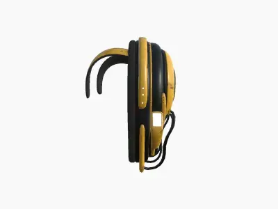SciFi Backpack D07 Yellow - Fashion Character Design Low-poly 3D model