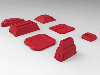 scifi kitbash project 2 3D print model