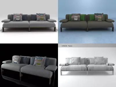 Fergana 2-seater 3D model