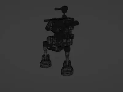 Sci-Fi Robot  3D model