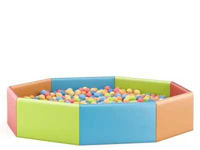  Dry ball pool 3D model