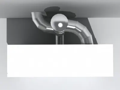 Industrial heat pump 3D model